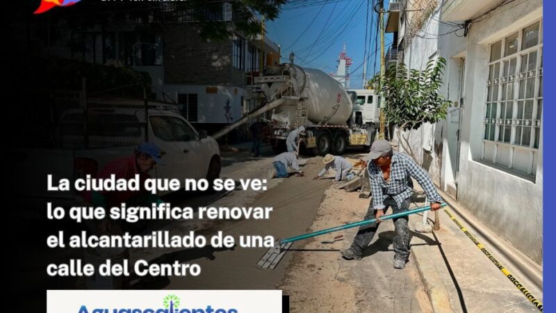 La ciudad que no se ve: lo que significa renovar el alcantarillado de una calle del Centro