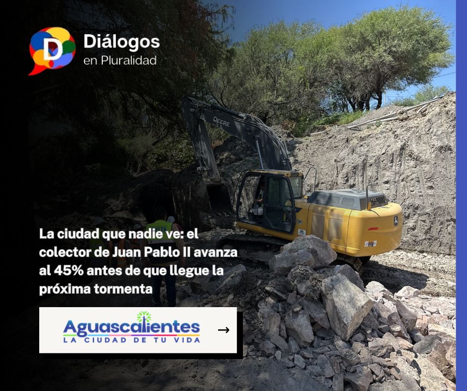 La ciudad que nadie ve: el colector de Juan Pablo II avanza al 45% antes de que llegue la próxima tormenta