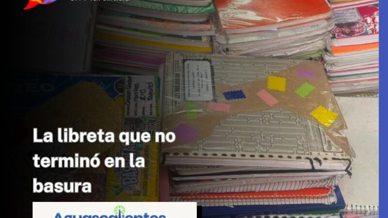 La libreta que no terminó en la basura