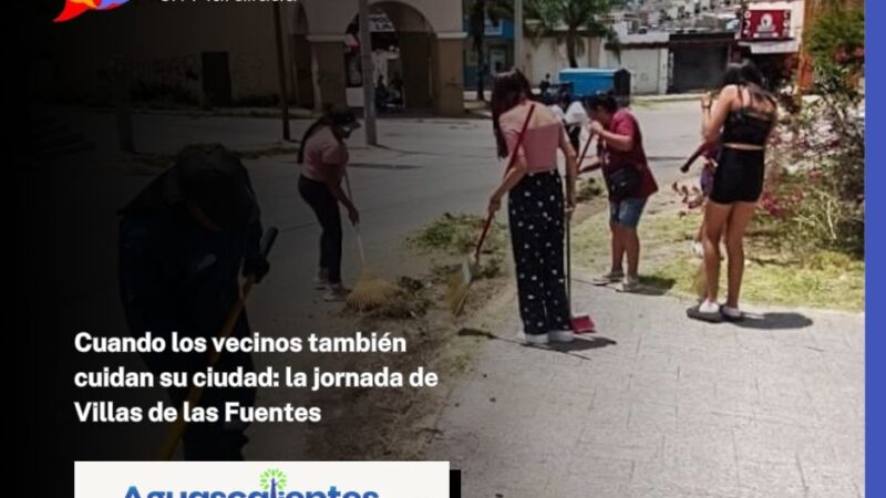 Cuando los vecinos también cuidan su ciudad: la jornada de Villas de las Fuentes