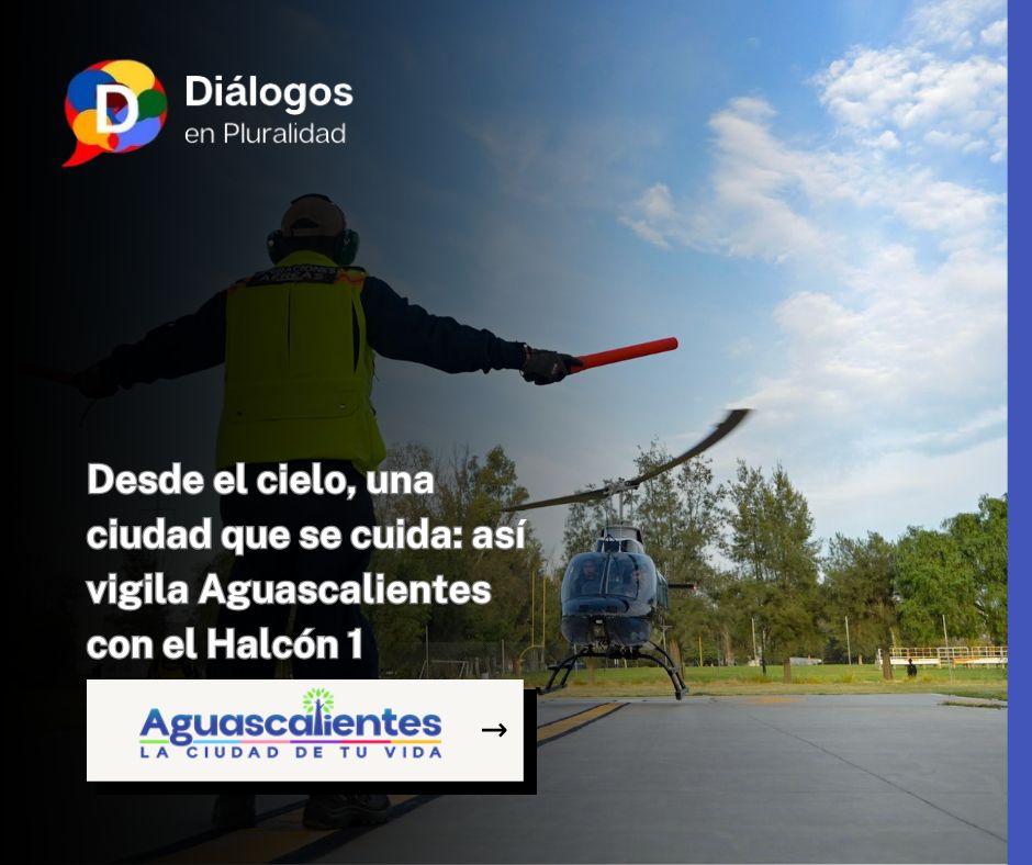 Desde el cielo, una ciudad que se cuida: así vigila Aguascalientes con el Halcón 1