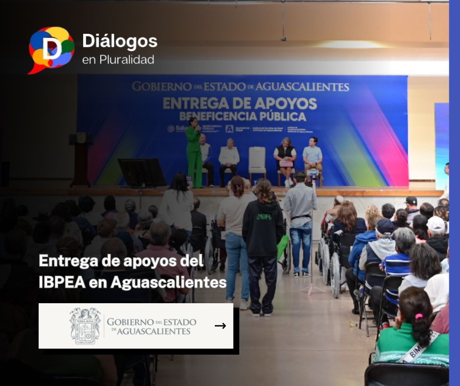 Entrega de apoyos del IBPEA en Aguascalientes