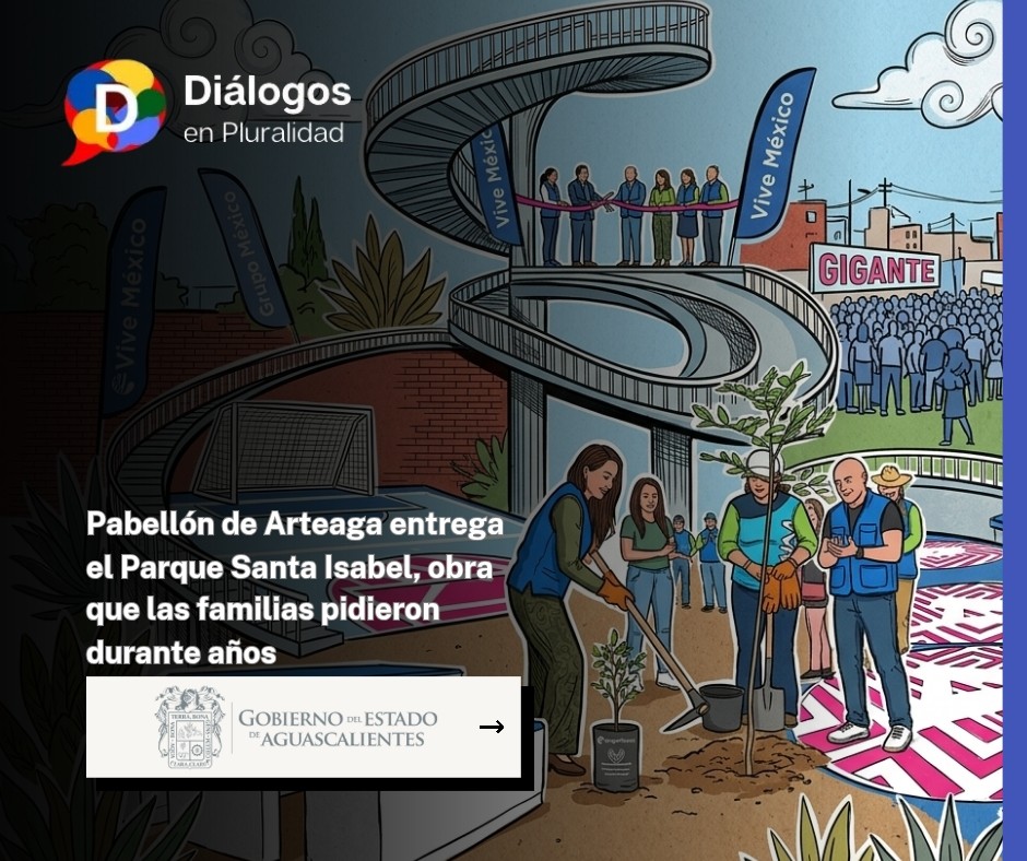 Pabellón de Arteaga entrega el Parque Santa Isabel, obra que las familias pidieron durante años
