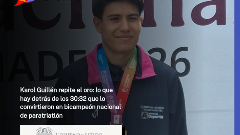 Karol Guillén repite el oro: lo que hay detrás de los 30:32 que lo convirtieron en bicampeón nacional de paratriatlón