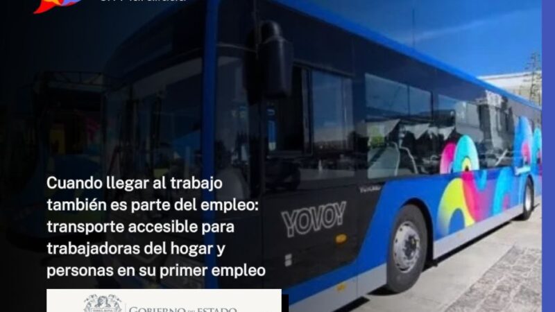 Cuando llegar al trabajo también es parte del empleo: transporte accesible para trabajadoras del hogar y personas en su primer empleo