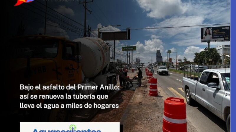 Bajo el asfalto del Primer Anillo: así se renueva la tubería que lleva el agua a miles de hogares