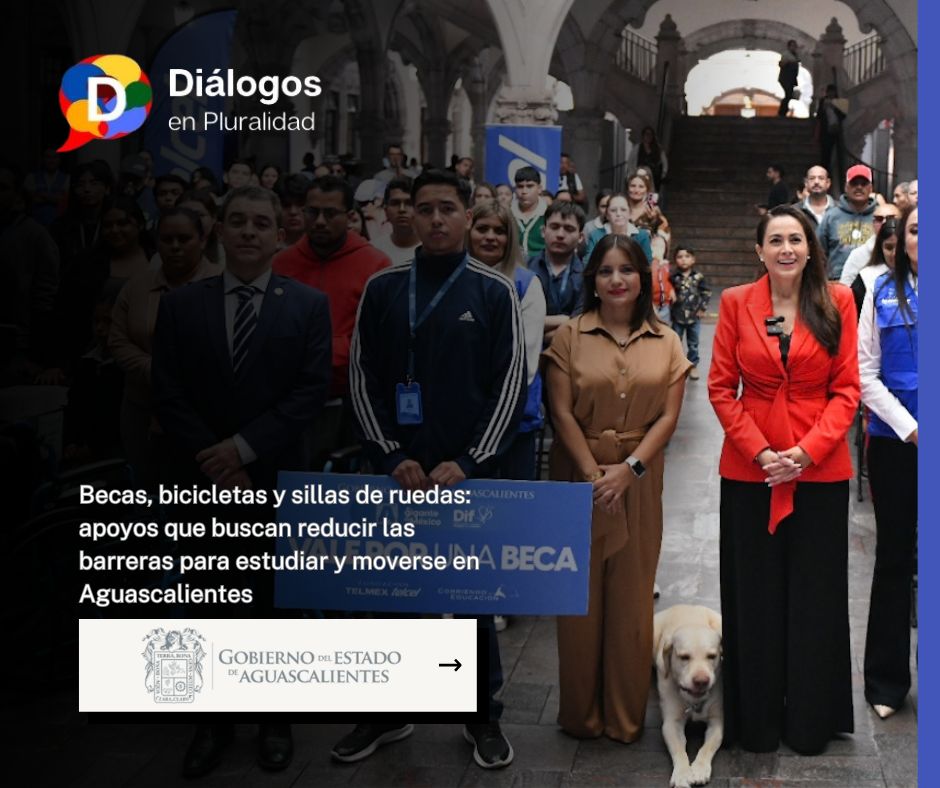 Becas, bicicletas y sillas de ruedas: apoyos que buscan reducir las barreras para estudiar y moverse en Aguascalientes