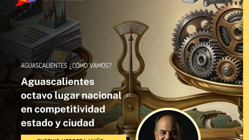 Aguascalientes octavo lugar nacional en competitividad estado y ciudad
