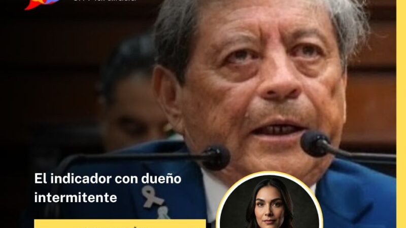 El indicador con dueño intermitente
