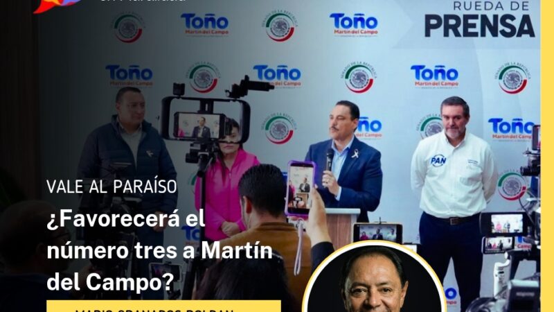 ¿Favorecerá el número tres a Martín del Campo?