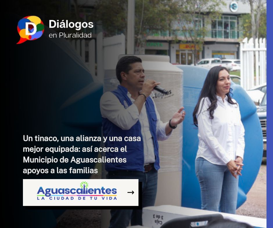 Un tinaco, una alianza y una casa mejor equipada: así acerca el Municipio de Aguascalientes apoyos a las familias