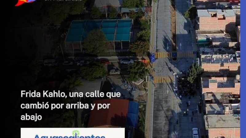Frida Kahlo, una calle que cambió por arriba y por abajo