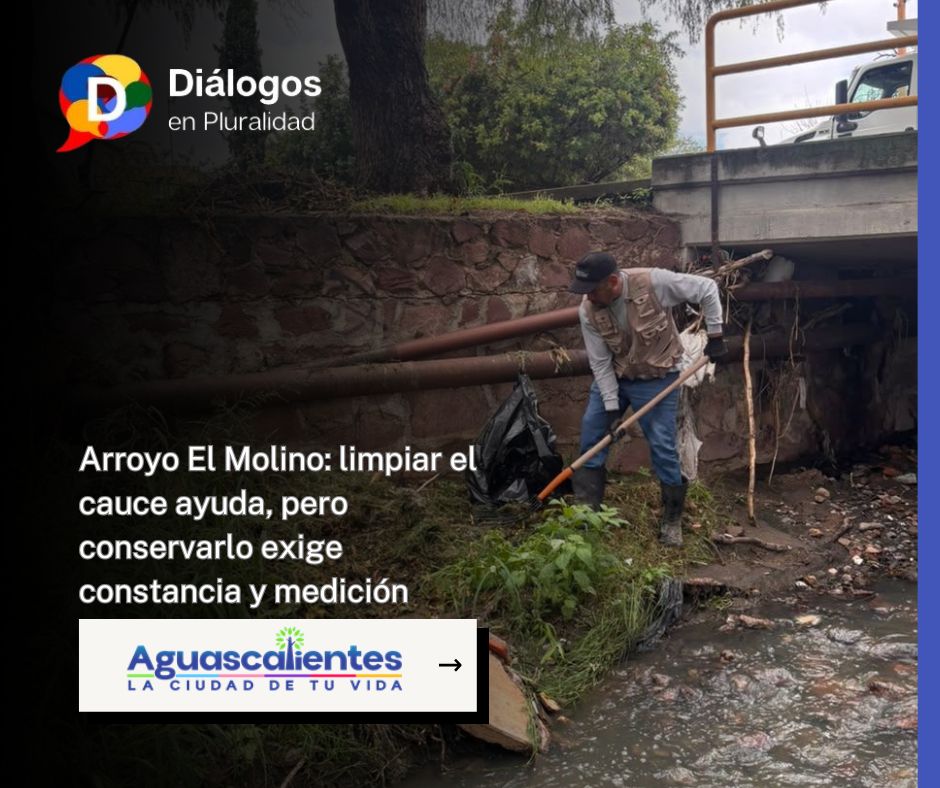 Arroyo El Molino: limpiar el cauce ayuda, pero conservarlo exige constancia y medición