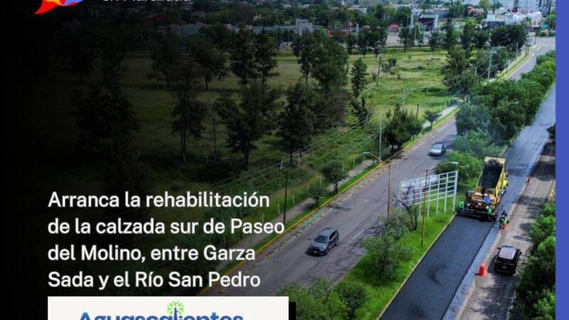 Arranca la rehabilitación de la calzada sur de Paseo del Molino, entre Garza Sada y el Río San Pedro