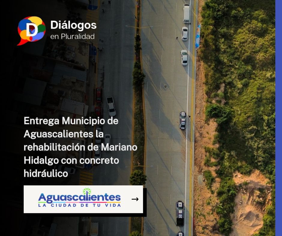 Entrega Municipio de Aguascalientes la rehabilitación de Mariano Hidalgo con concreto hidráulico