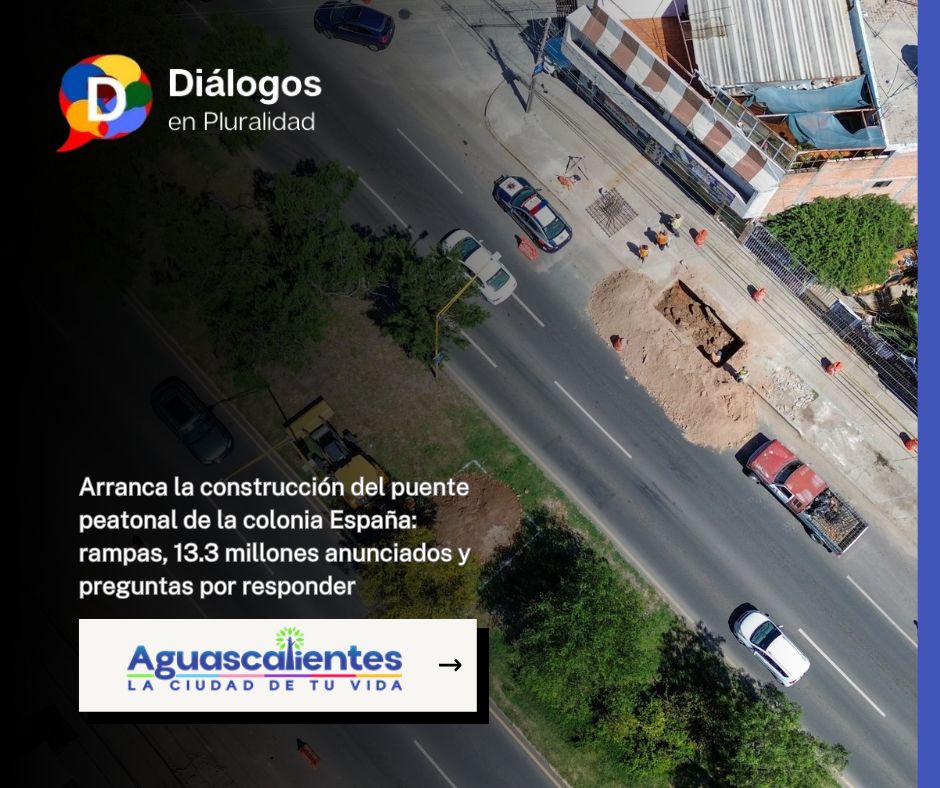 Arranca la construcción del puente peatonal de la colonia España: rampas, 13.3 millones anunciados y preguntas por responder
