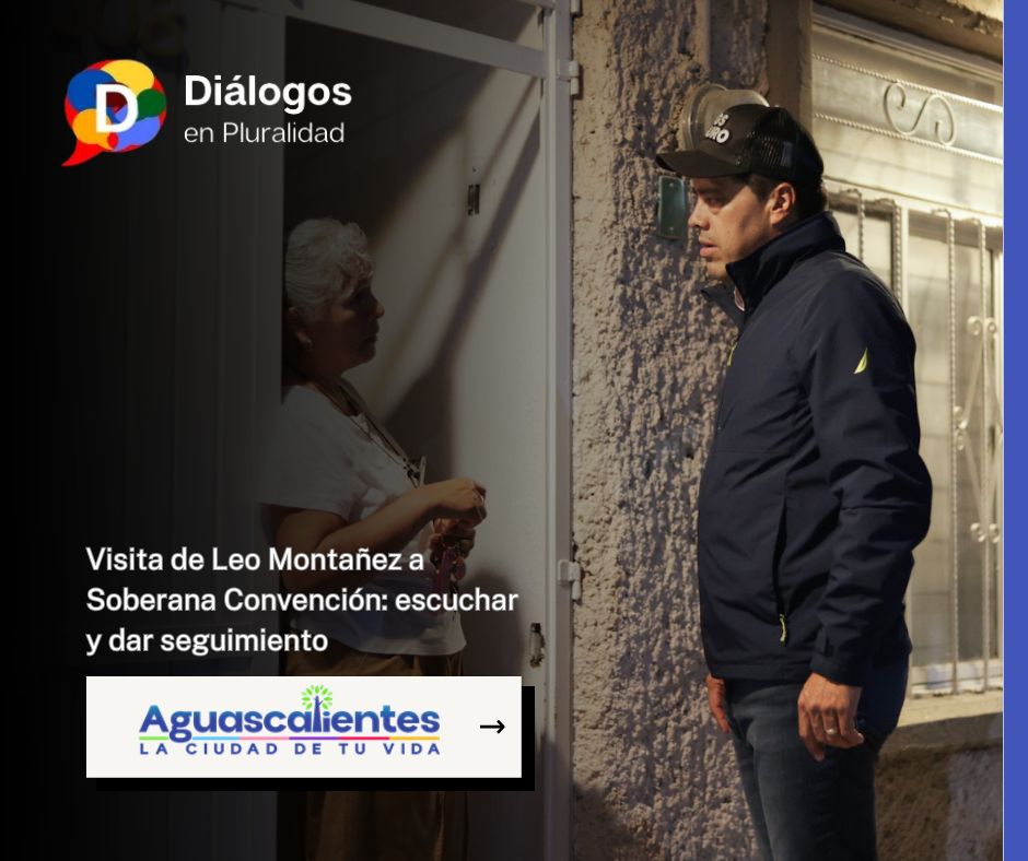 Visita de Leo Montañez a Soberana Convención: escuchar y dar seguimiento