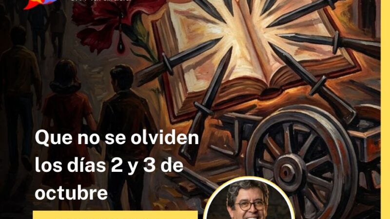 Que no se olviden los días 2 y 3 de octubre